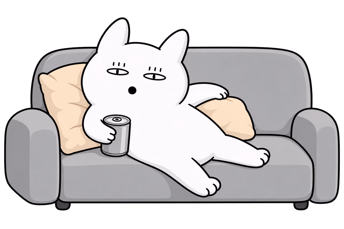 Mochi LINE sticker set 01 artwork