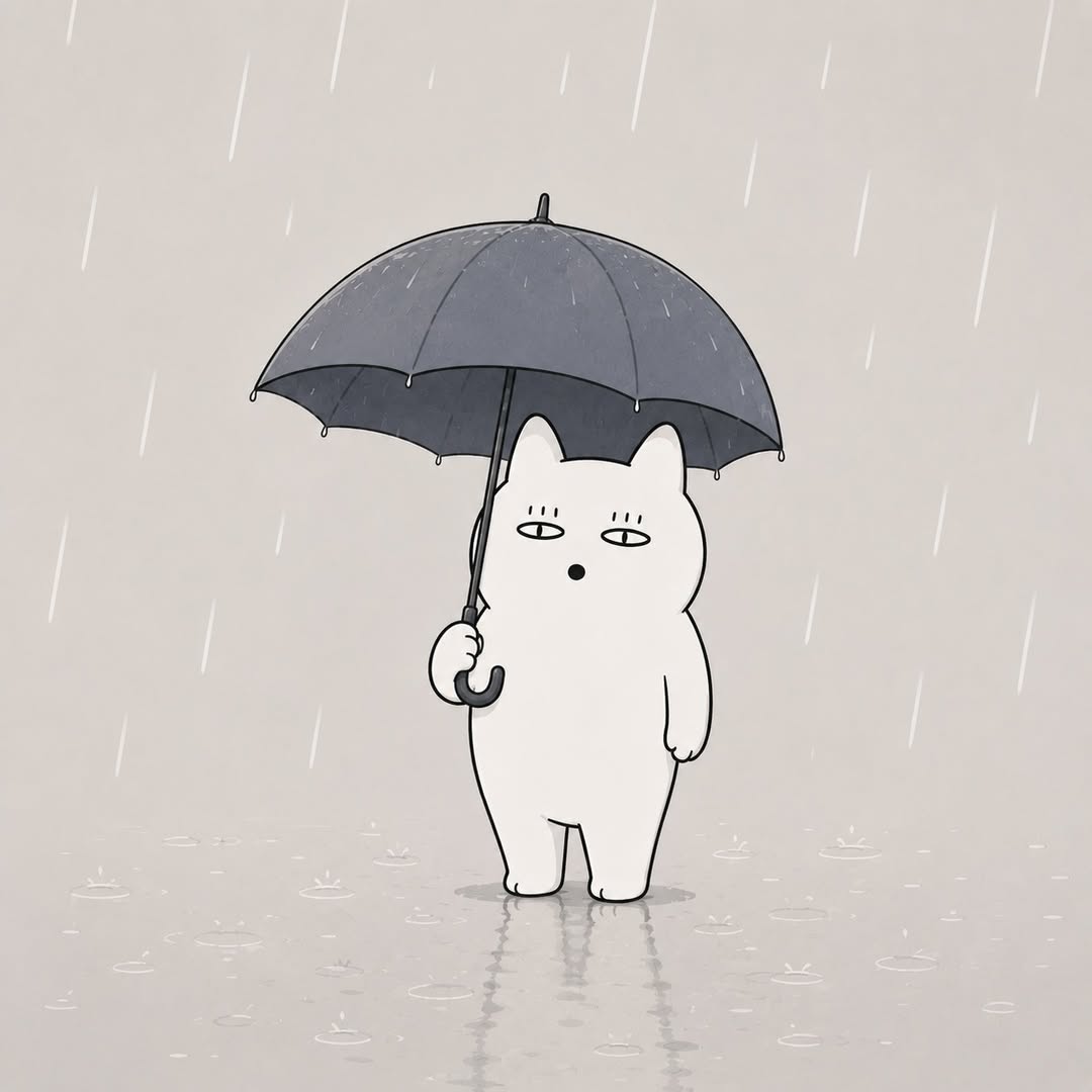 Rain is a personality.